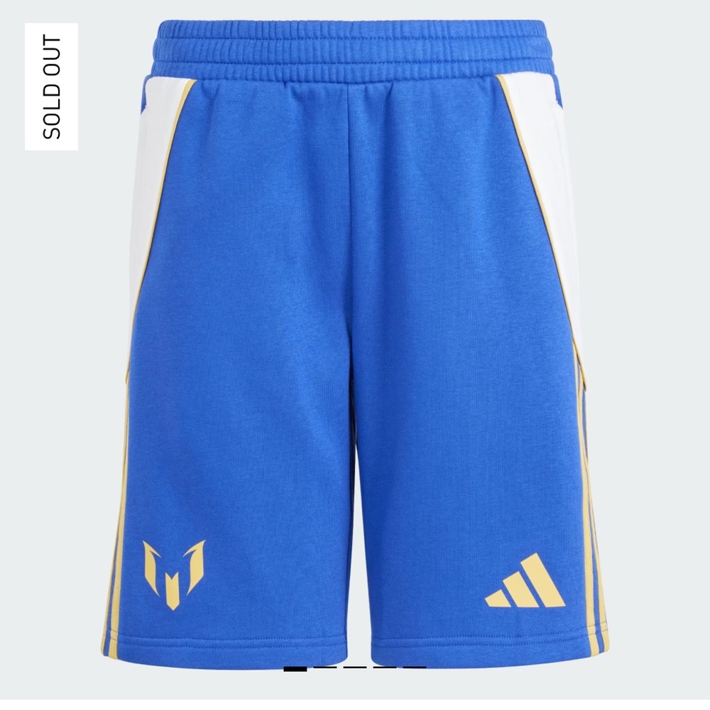 Adidas Soft Fleece Shorts, Messi, S